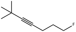 7-Fluoro-2,2-dimethyl-3-heptyne Structure