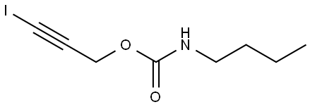 3-요오드-2-프로핀일 뷰틸 카바민산 구조식 이미지