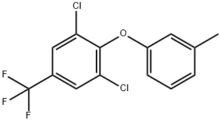 1,3-DICHLORO-2-M-TOLYLOXY-5-TRIFLUOROMETHYL-BENZENE 구조식 이미지
