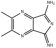 1H-Pyrrolo[3,4-b]pyrazin-3-amine,1-imino-5,6-dimethyl-(9CI) Structure