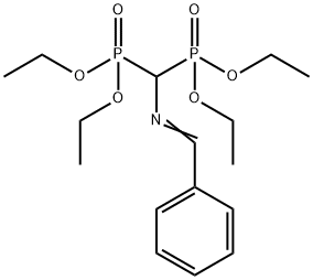 Tetraethyl-(N-benzylideneaminomethylene)bisphosphonate, stabilized, min. 95 % Structure