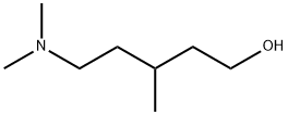 5-디메틸아미노-3-메틸-펜탄올 구조식 이미지