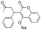 3-(3-oxo-1-phenylbutyl)-4-sodiooxy-2H-1-benzopyran-2-one Structure