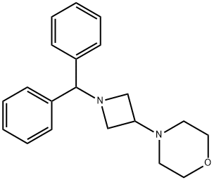 1-(DIPHENYLMETHYL)-3-(MORPHOLINO)AZETIDINE Structure