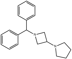 1-[1-(DIPHENYLMETHYL)-3-AZETIDINYL]-PYRROLIDINE Structure