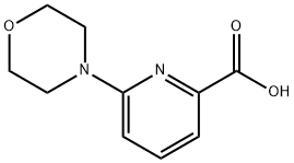 6-MORPHOLINOPYRIDINE-2-CARBOXYLIC ACID 구조식 이미지