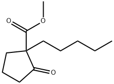 메틸2-옥소-1-펜틸시클로펜탄카르복실레이트 구조식 이미지