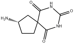 7,9-Diazaspiro[4.5]decane-6,8,10-trione,2-amino-,(2S)-(9CI) Structure