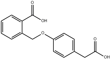 BENZENE ACETIC ACID, 4-[(2-CARBOXYPHENYL)METHOXY] Structure