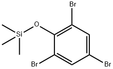 Trimethyl(2,4,6-tribromophenoxy)silane Structure