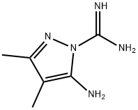 1H-피라졸-1-카르복시이미드아미드,5-아미노-3,4-디메틸- 구조식 이미지