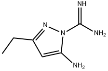 1H-Pyrazole-1-carboximidamide,  5-amino-3-ethyl- Structure