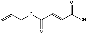 allyl hydrogen fumarate Structure