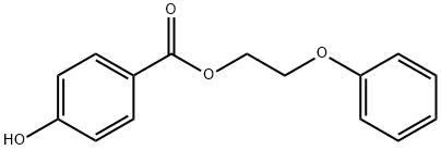페녹시에틸파라벤 구조식 이미지