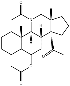 11,14-Diacetyl-11-azaandrostan-6-ol acetate Structure