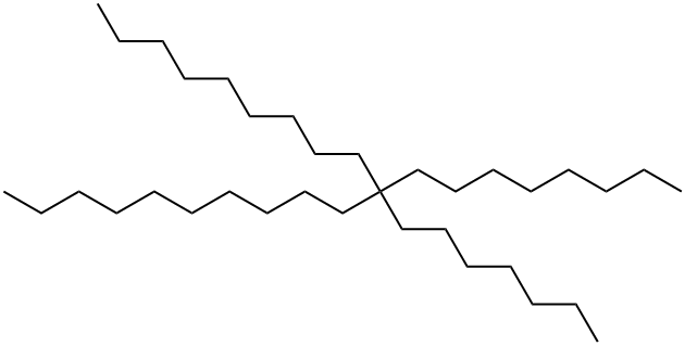 10-Heptyl-10-octylicosane Structure