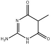 2-AMINO-4,6-DIHYDROXY-5-METHYLPYRIMIDINE Structure