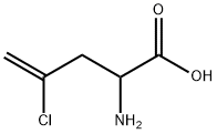 4-Pentenoic acid, 2-amino-4-chloro- 구조식 이미지