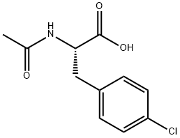 (S)-2-Acetamido-3-(4-chlorophenyl)propanoic acid Structure
