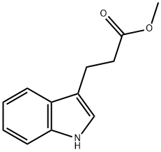 1H-Indole-3-propionic acid methyl ester Structure