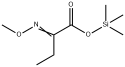 2-(Methoxyimino)butanoic acid trimethylsilyl ester Structure