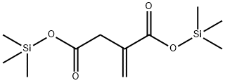 BIS(TRIMETHYLSILYL)ITACONATE Structure