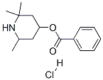 2,2,6-trimethylpiperidin-4-yl benzoate hydrochloride Structure