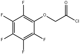 2,3,4,5,6-펜타플루오로페녹시아세틸클로라이드 구조식 이미지