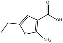 2-AMino-5-ethyl-thiophene-3-carboxylic acid Structure