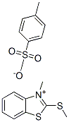 3-methyl-2-(methylthio)benzothiazolium p-toluenesulphonate Structure