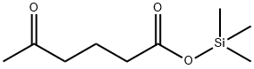 헥산산,5-옥소-,트리메틸실릴에스테르 구조식 이미지
