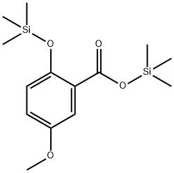 5-Methoxy-2-(trimethylsiloxy)benzoic acid trimethylsilyl ester Structure