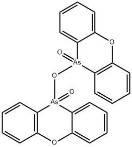 10,10'-Oxybis(10H-phenoxarsine 10-oxide) Structure