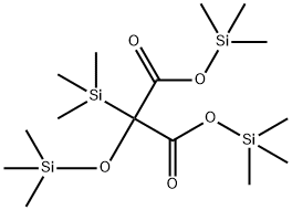 2-(Trimethylsilyl)-2-(trimethylsiloxy)malonic acid bis(trimethylsilyl) ester Structure