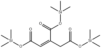 (Z)-1-Propene-1,2,3-tris(carboxylic acid trimethylsilyl) ester Structure