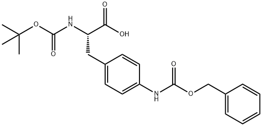 Boc-p(NH-Z)-L-Phe-OH Structure