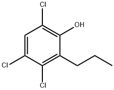 3,4,6-Trichloro-2-propylphenol Structure