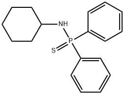 디페닐(시클로헥실아미노)포스핀설파이드 구조식 이미지