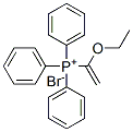 (alpha-ethoxyvinyl)triphenylphosphonium bromide Structure
