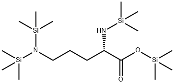 N2,N5,N5-Tris(trimethylsilyl)-L-ornithine trimethylsilyl ester Structure