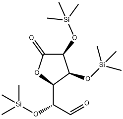 2-O,4-O,5-O-Tris(trimethylsilyl)-D-glucuronic acid 6,3-lactone Structure