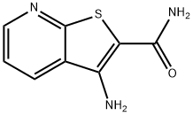 3-아미노티에노[2,3-b]피리딘-2-카르복실산아미드 구조식 이미지