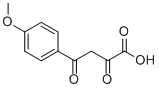 4-(4-메톡시-페닐)-2,4-디옥소-부티르산 구조식 이미지