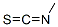 methyl isothiocyanate Structure