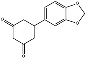 5-[3,4(METHYLENEDIOXY)PHENYL]-1,3-CYCLOHEXANEDIONE Structure