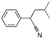 Valeronitrile, 4-methyl-2-phenyl-, Structure