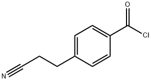 염화벤조일,4-(2-시아노에틸)-(9CI) 구조식 이미지