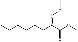 2-(Methoxyimino)octanoic acid methyl ester Structure