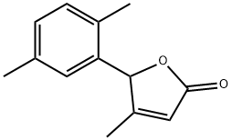 5-(2,5-Dimethylphenyl)-4-methyl-2(5H)-furanone 구조식 이미지