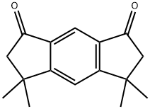 2,3,5,6-Tetrahydro-3,3,5,5-tetramethyl-s-indacene-1,7-dione Structure